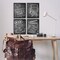 Stupell Industries Chalkboard Movie Theater Phrases 4pc Framed Giclee Set By Kim Allen